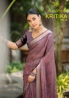 Kritika Vol 4 By Kashvi Dull Moss Kasab Wholesale Daily Wear Saree Suppliers In Mumbai
